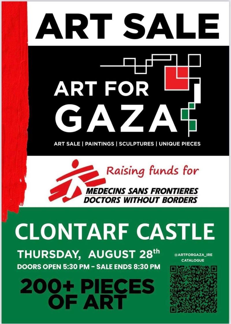 Art for Gaza: Support a Great Cause at Clontarf Castle's Art Sale